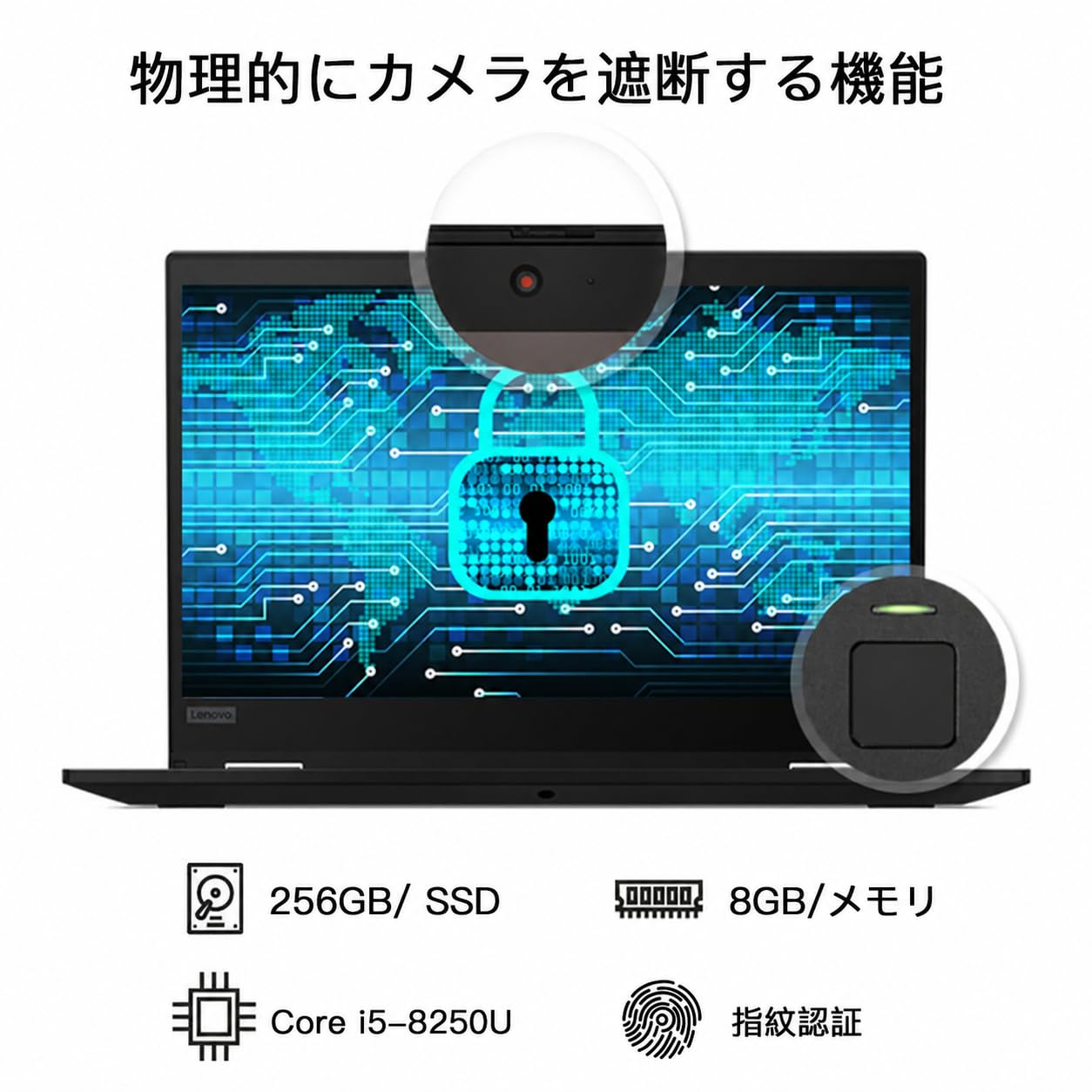 Amazon.co.jp: ノボ ノートパソコンYoga X380 360度回転 第八世代 i5