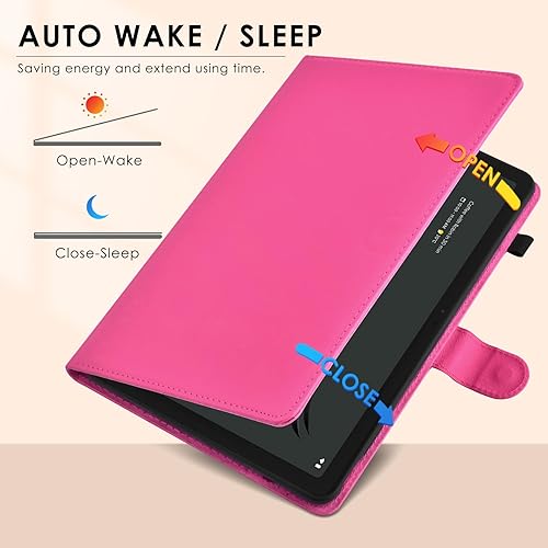 Miniatura 4 de DETUOSI Funda de cuero para tableta Google Pixel de 11 pulgadas 2023 con soporte para lápices, funda ligera para libro tipo folio + parte trasera