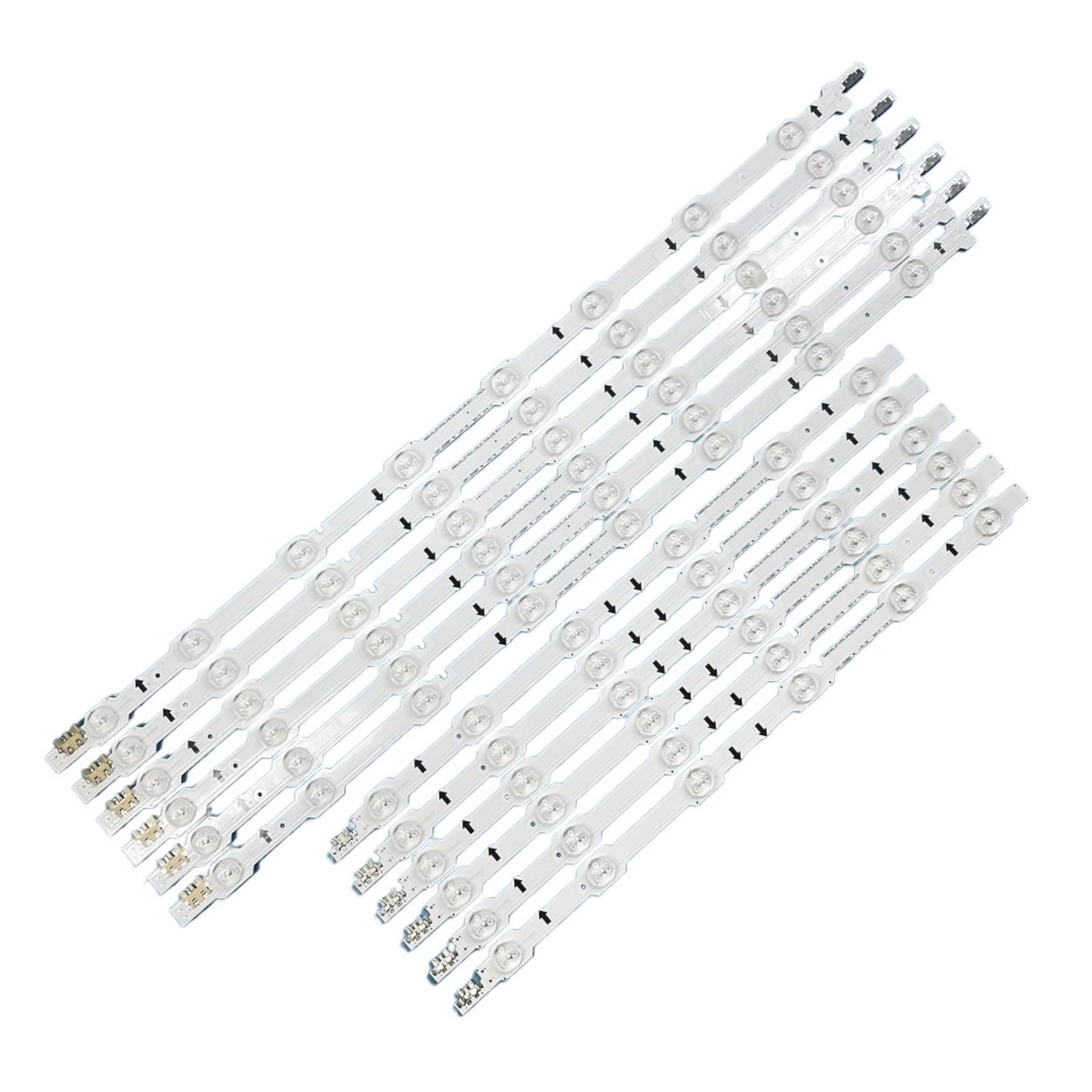 CARZE 12 pièces Bande de rétroéclairage LED for Samsung UE50HU6900S UN50HU6900F UN50HU6950F UE50HU6900 UE50HU7000 UA50HU7000 CY-GH050HGNV3H Bandes de rétroéclairage TV