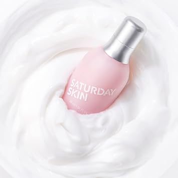 Saturday Skin Wide Awake Brightening Cream Illuminating Eye Cream for Wrinkles, Puffy Eyes+Dark Circles Lightweight, Moisturizing, Deeply Hydrates, Anti Aging Reduce Fine Lines 1.01 Fl Oz (30ml)