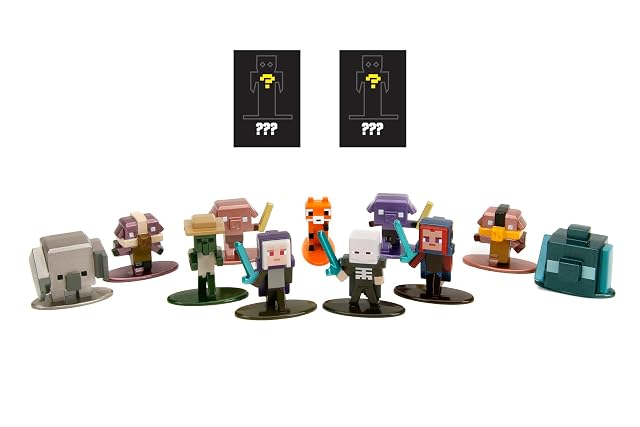 Foto 2 de 7 de Jada Toys - Minecraft Blind Pack Nanofigs, Wave 2, Minecraft Legends Nano Figura Coleccionable Metal, Varios…