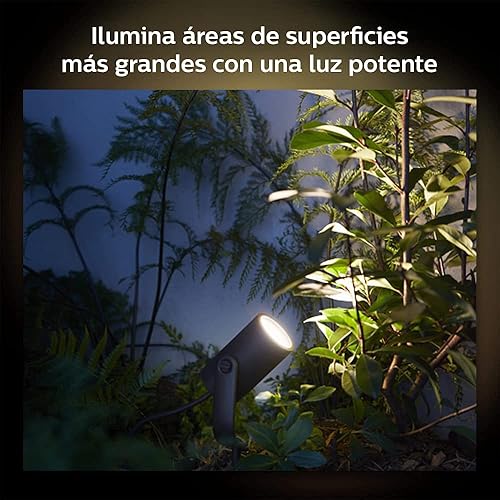 Miniatura 6 de Philips Hue White & Color Ambiente en exterior Juego de base 3 Hue White & Color Ambiance Smart Spot Lights, fuente de alimentación y kit de