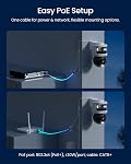 REOLINK OMVI 3i PoE Triple-Lens PoE Security Camera with Auto Tracking | 10MP 180° Panoramic & 4K PT, AI Video Search, 24/7 Recording, Perimeter Protection, Color & IR Night Vision, Smart Detection