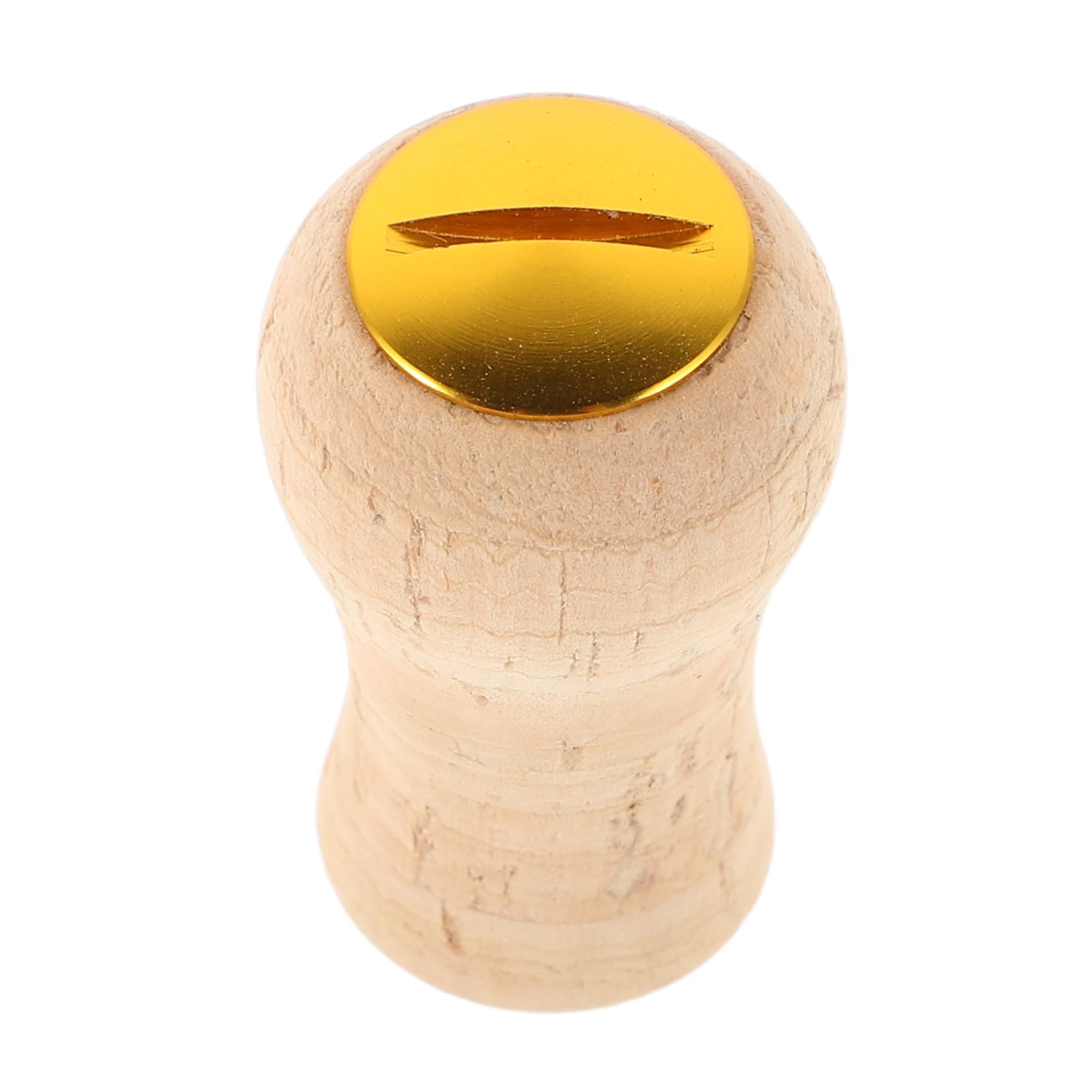 POPETPOP Lightweight Cork Fishing Reel Handle Knob Durable Replacement for Spinning Reels Ergonomic Grip Design for Enhanced Control Soft Wood and Material