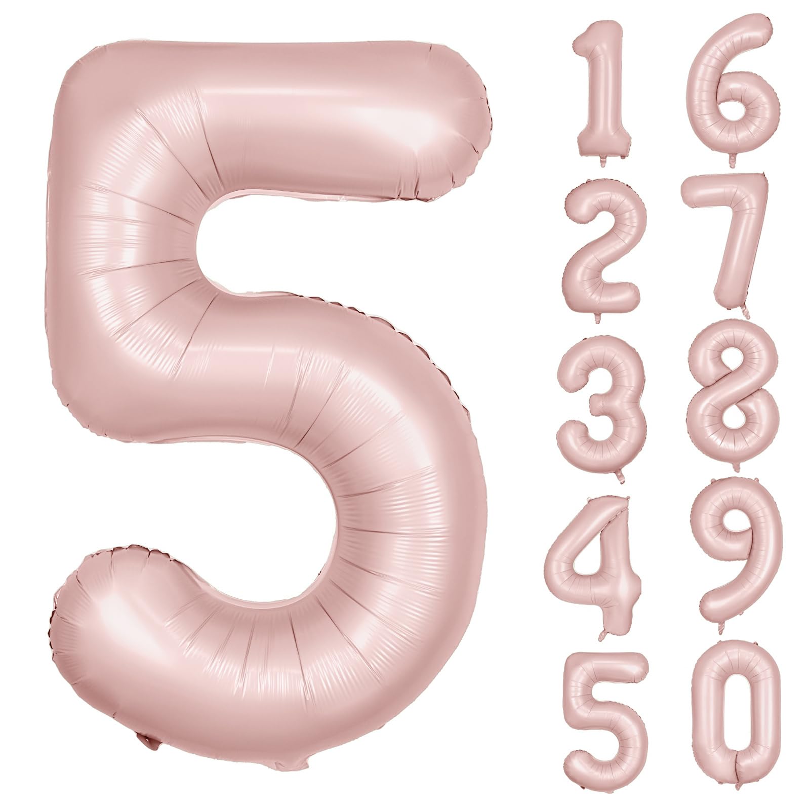 Red 0 balloon 40 Inch Giant Helium Foil Number 0 to 9 Red Balloon Birthday Wedding Party Digital Decorations (Number 0) — view 385