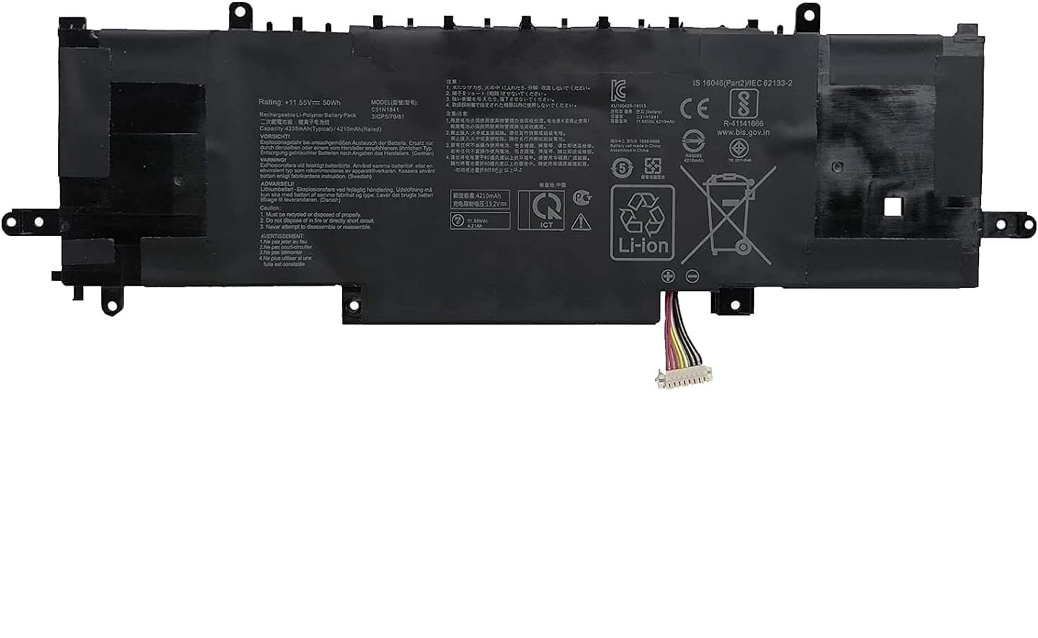 K KYUER C31N1841 Batterie pour ASUS ZenBook UX334 UX434 UM433 UM434 UX334FA UX334FL UX334FAC UX334FLC UM433D UM433DA UM433IQ UX434DA UX434F UX434FA UX434FAC UX434FAW UX434FL UX434FLC UX434FQ UX434IQ