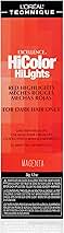 L'Oreal Technique HiColor Red HiLights - Intense Red Highlights for Dark Hair, No Pre-Lightening, Rich No-Drip Creme, Easy Application