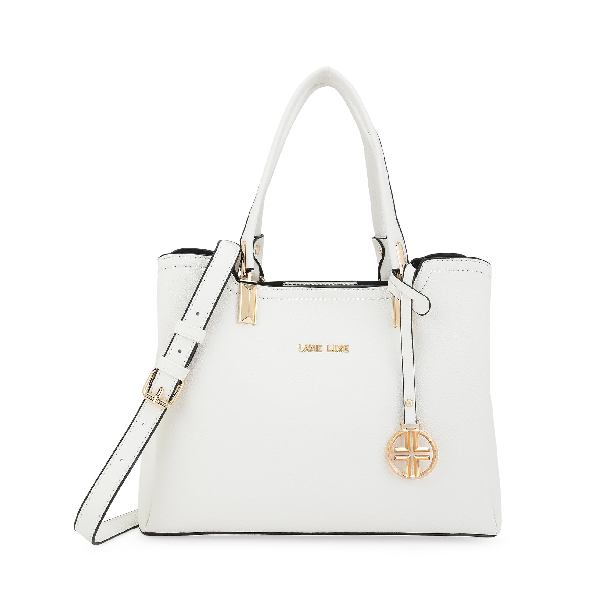 Women's Azura Medium 3 compartment Satchel Bag for Women | Satchel Handbag for Work | Ladies purse | Stylish Shoulder Bag | Gift for Women-image-31
