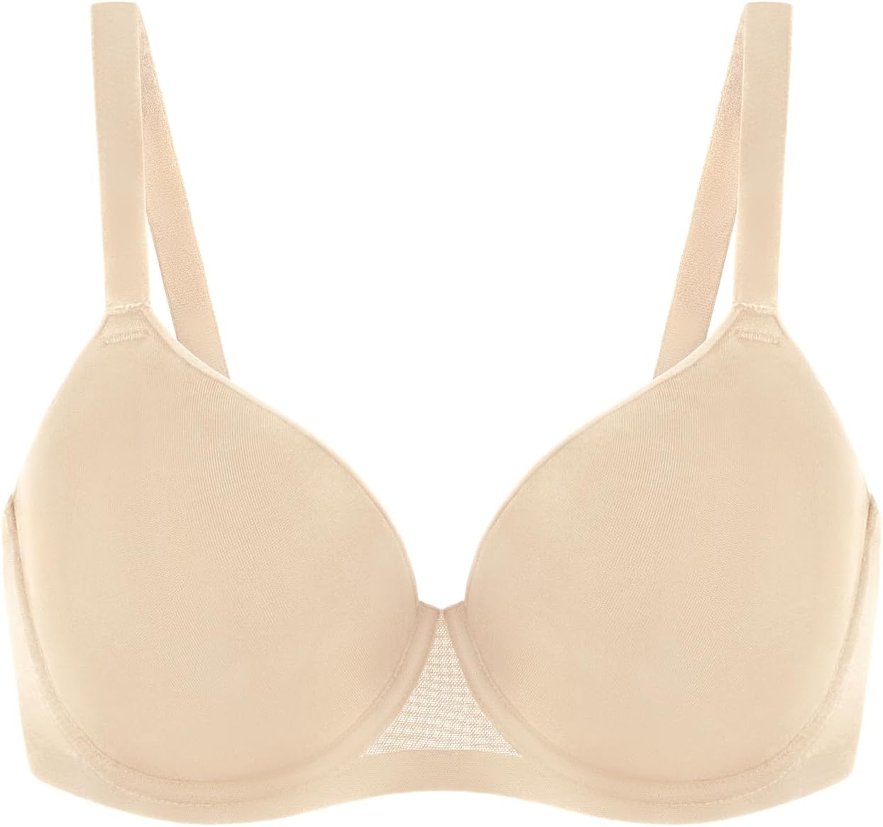 HSIA Minimizer Bra for Women - Air Mesh T-Shirt Full Coverage Seamless Bra Plus Size Underwire Padded Bra for Large Bust - Image 6