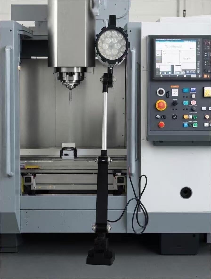 Super brillante 18 vatios led luz de trabajo 24V impermeable CNC máquina torno taladro molino lámpara de escritorio iluminación industrial - brazo largo (18, Vatios)
