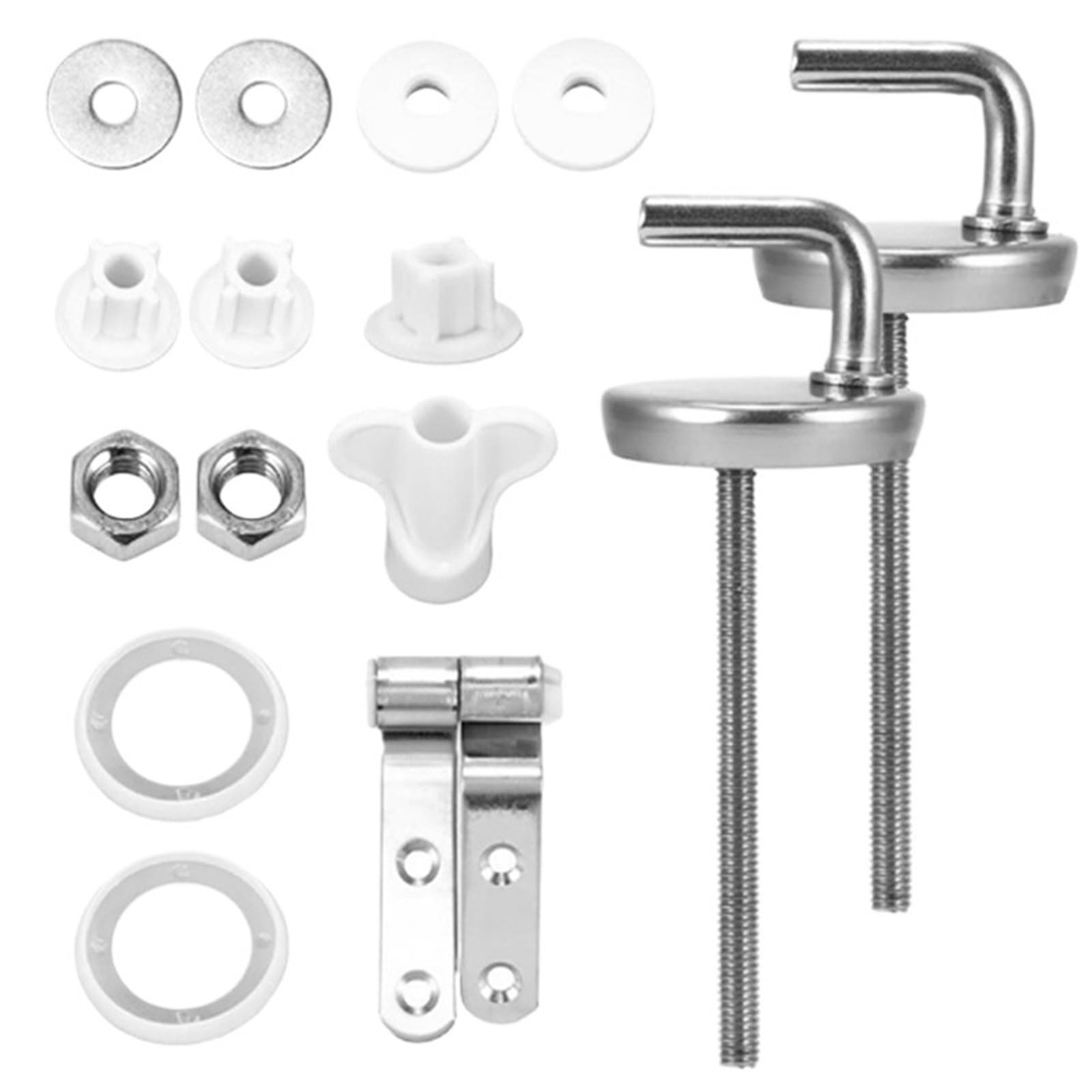 Toilet Hinges Replacement Alloy Replacement Toilet Seat Hinges Universal Top Fixing Hinge Parts for Seats