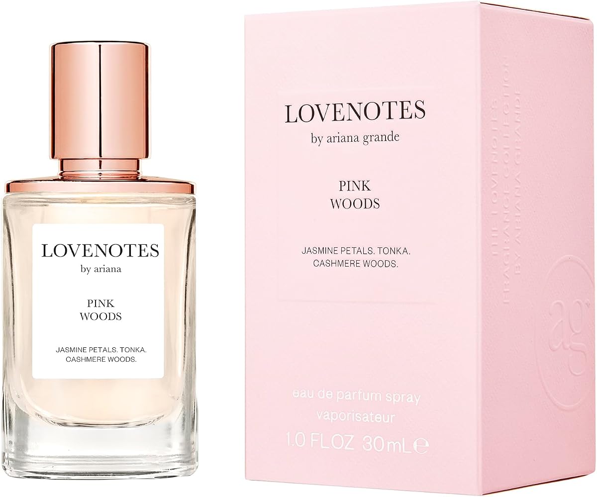 LOVENOTES Pink Woods Eau de Parfum – Fragancia fresca y floral para mujer – Perfume de mujer con notas de jazmín, tonka y maderas de cachemira
