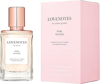 Ariana Grande LOVENOTES Pink Woods Eau de Parfum – Fresh & Floral Fragrance for Women – Women's Perfume with Notes of Jasmine, Tonka & Cashmere Woods