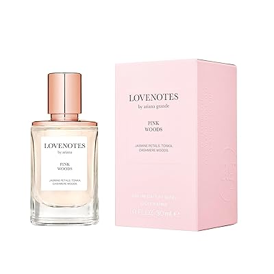 Ariana Grande LOVENOTES Pink Woods Eau de Parfum &ndash; Fresh & Floral Fragrance for Women &ndash; Women\'s Perfume with Notes of Jasmine, Tonka & Cashmere Woods