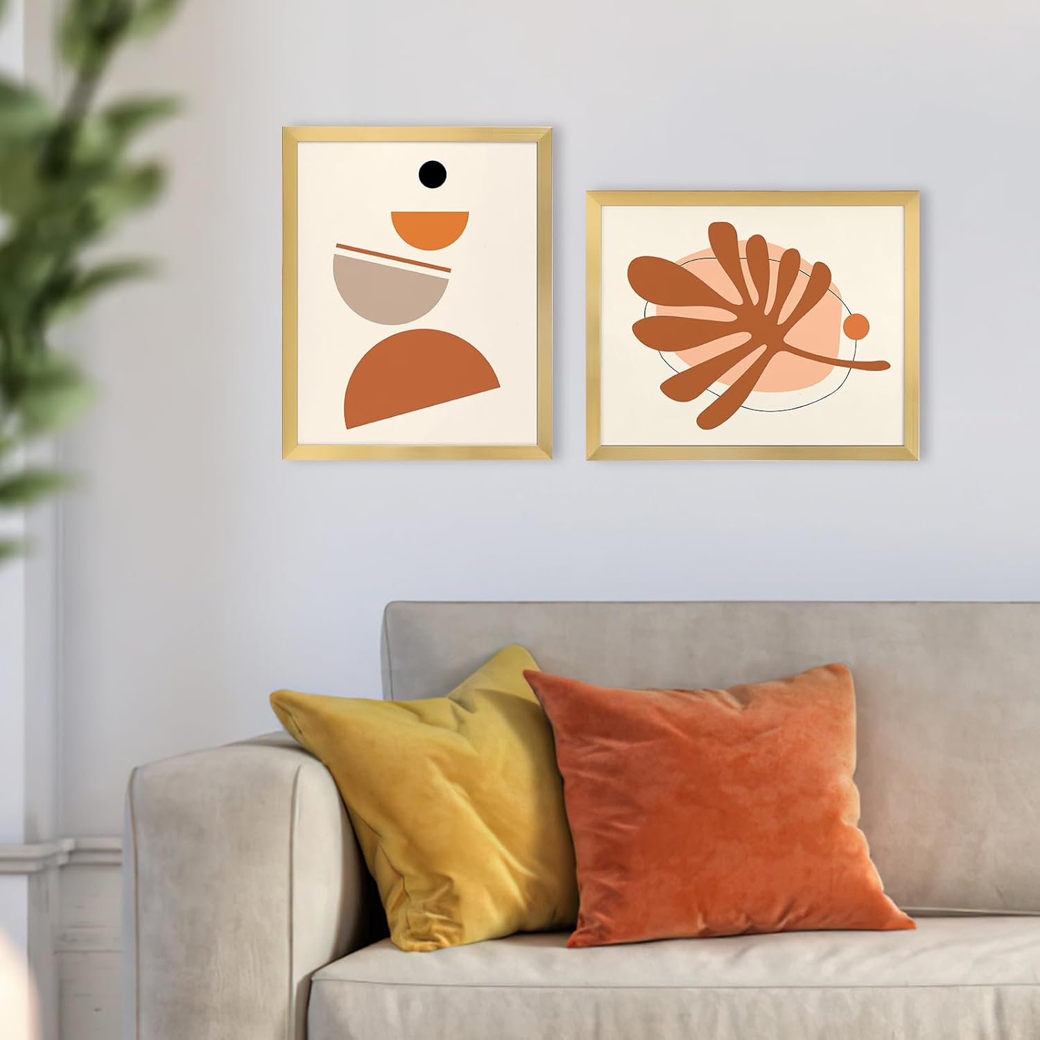 Hoikwo 18 Packs 8x10 Gold Multi Plastic Picture Frames Set with Plastic Cover for Family Photos, Artwork, Light Weight Bulk 8 by 10 Frames Pack for Wall Hanging and Table, Stylish Picture Frames