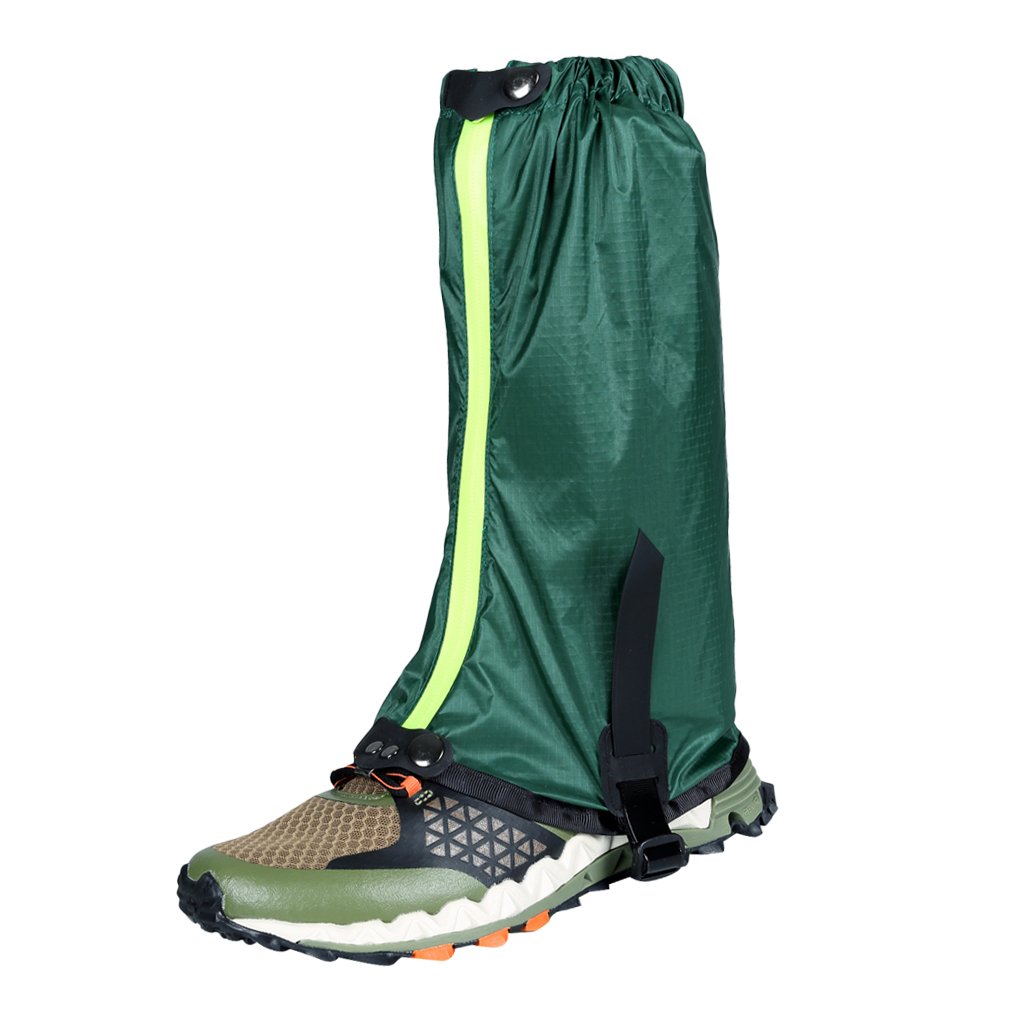 Wodoodporne legginsy do butów wspinaczkowych Trekking Gators Snow Gaiters Green