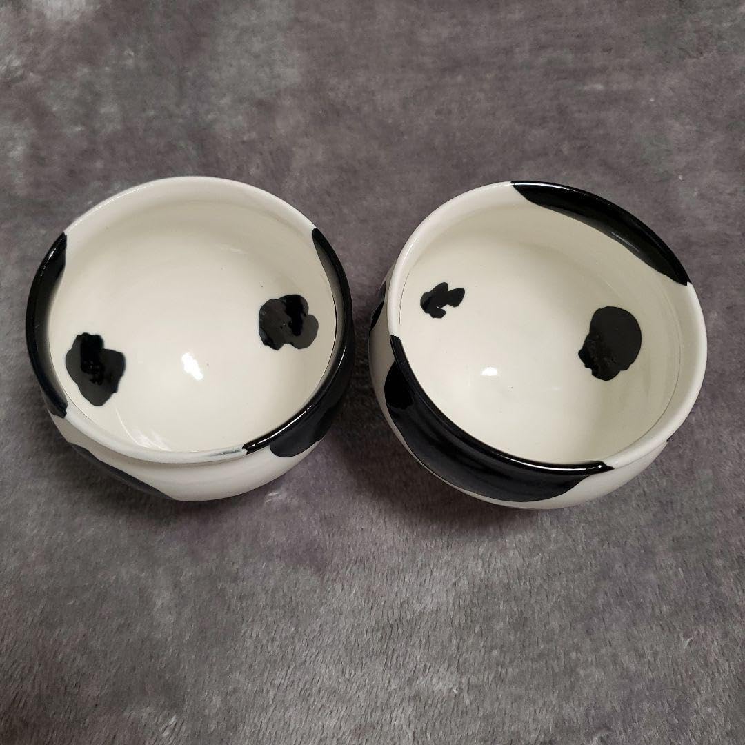 Amazon.co.jp: 鈴木環 ピジョンカップ 牛 柄 陶器 笠間 益子 食器  