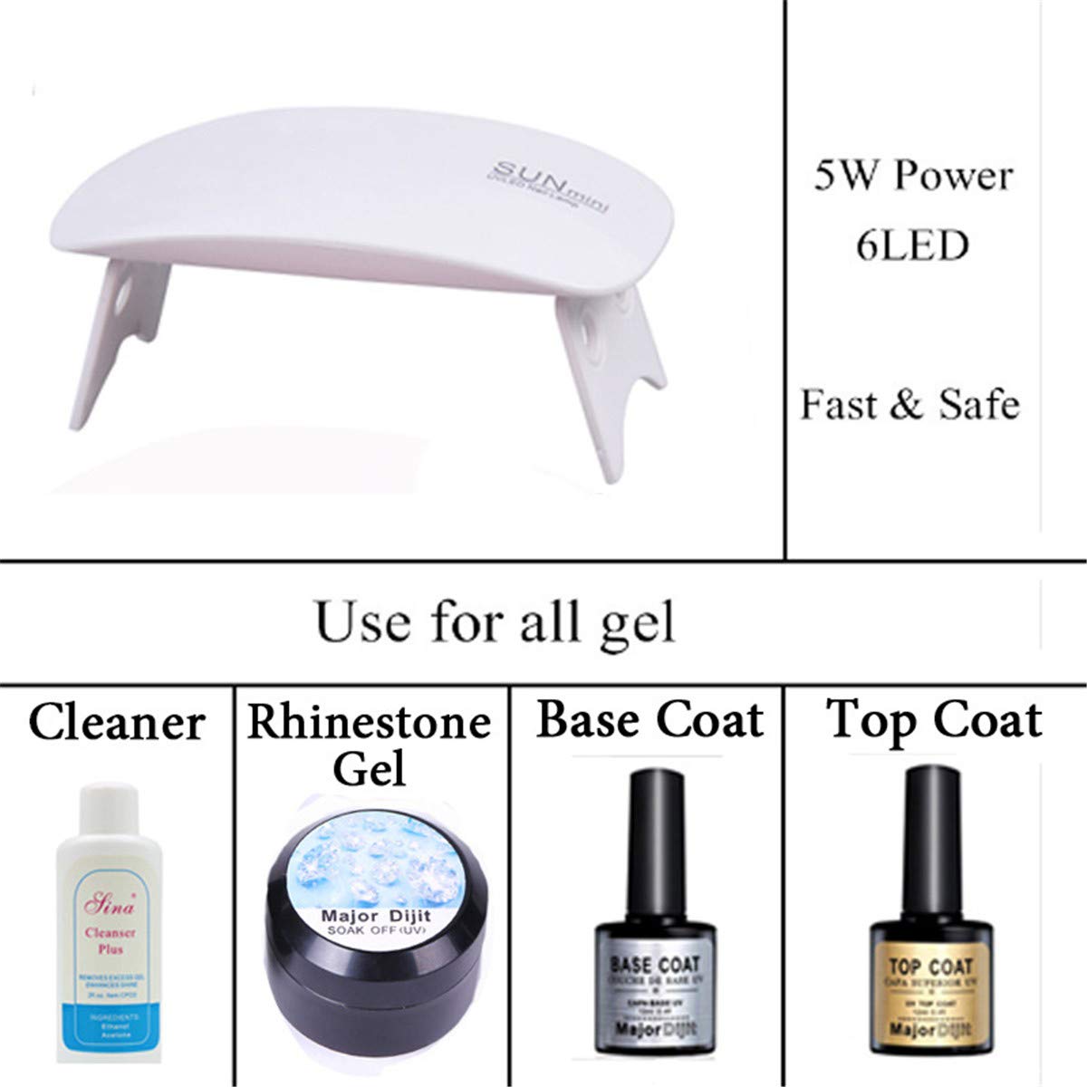 Profesjonalny zestaw do zdobienia paznokci Poly Jelly Nail Art Kit żel do paznokci zestaw do przedłużania paznokci UV LED akrylowy żel budujący