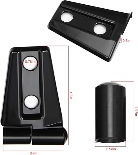 Miniatura 4 de JeCar - Bisagra para puerta, accesorios exteriores para Jeep Wrangler