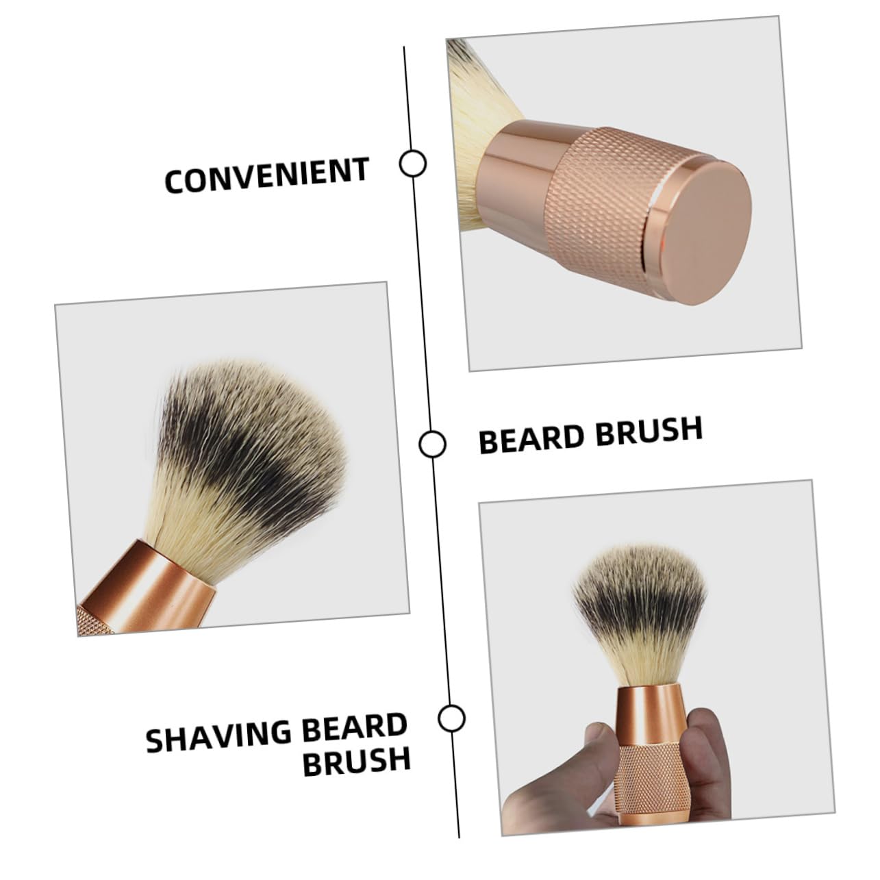 Didiseaon 3pezzi Per Portatile Setole Morbide Nylon Strumento Per Per e Grooming