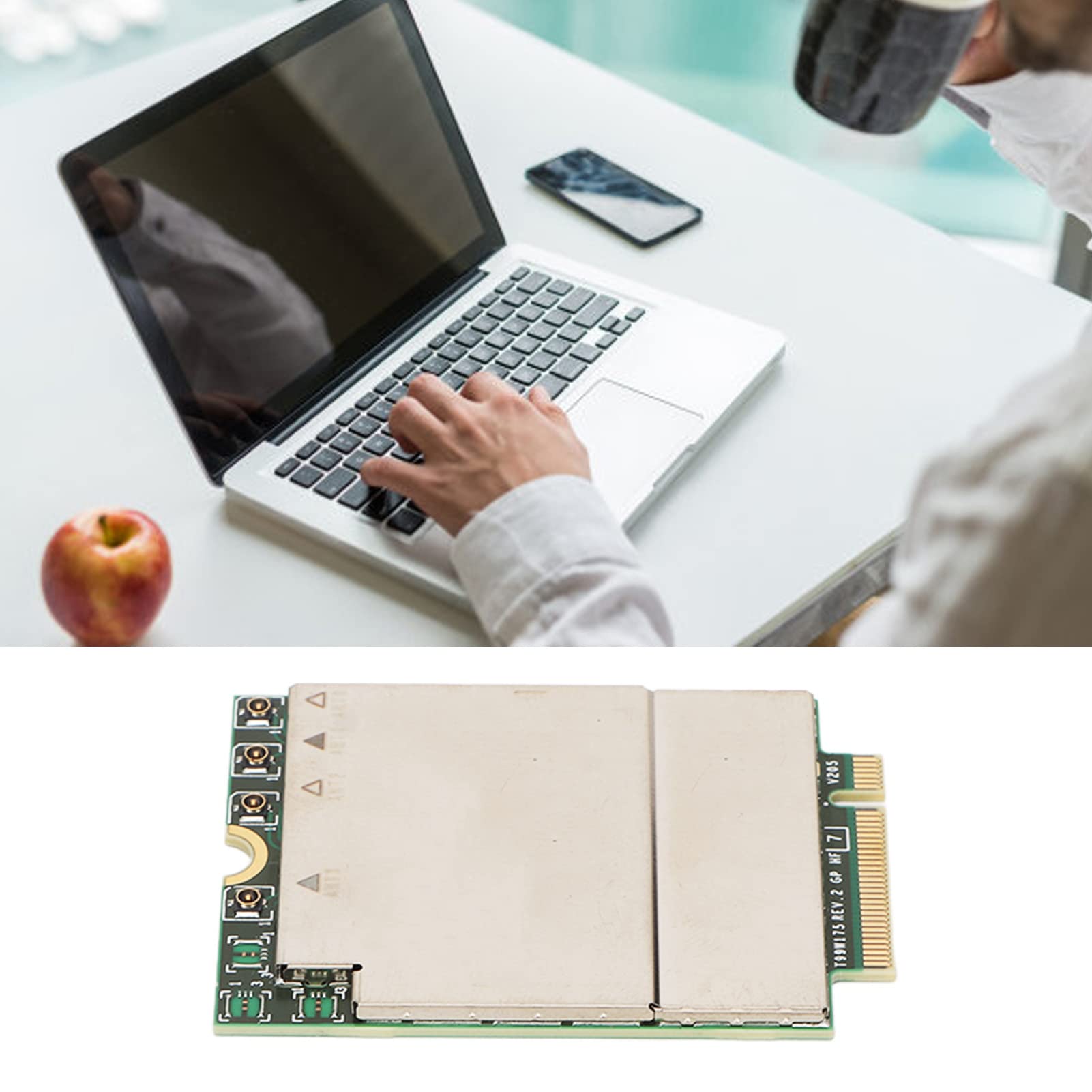 5G Network Module, Plug and Play DW5930E T99W175 Security PCIE M.2 Network Card for Laptop Computer