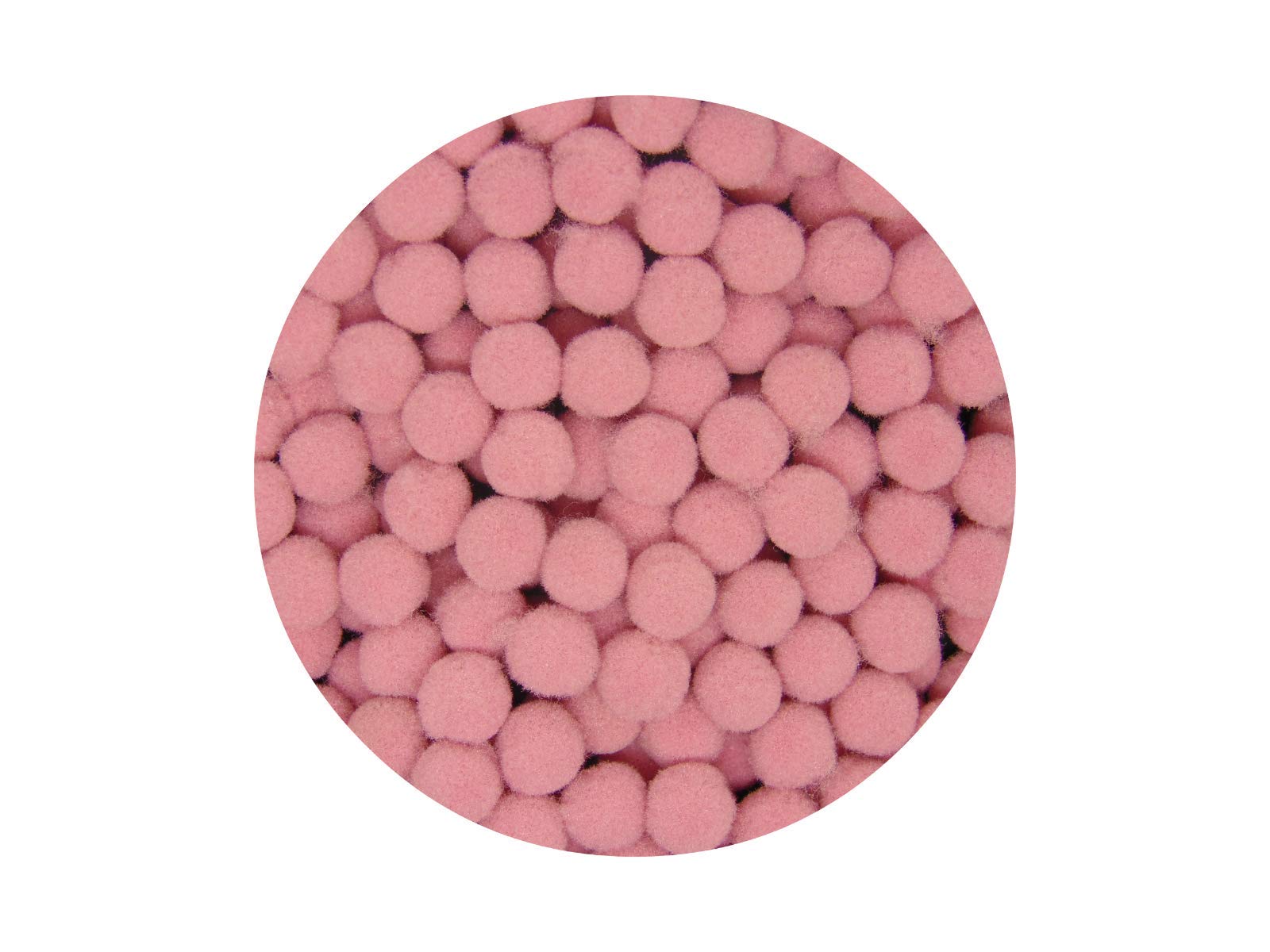 EliteKoopers 10mm Pom Poms Mini Fluffy Balls for Decoration Art Craft (100Pcs)