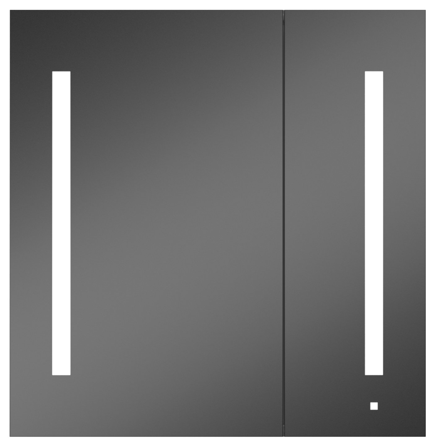 Robern AC3030D4P2L AiO 30" x 30" Two Door Cabinet with 4000K Temperature LUM Lighting