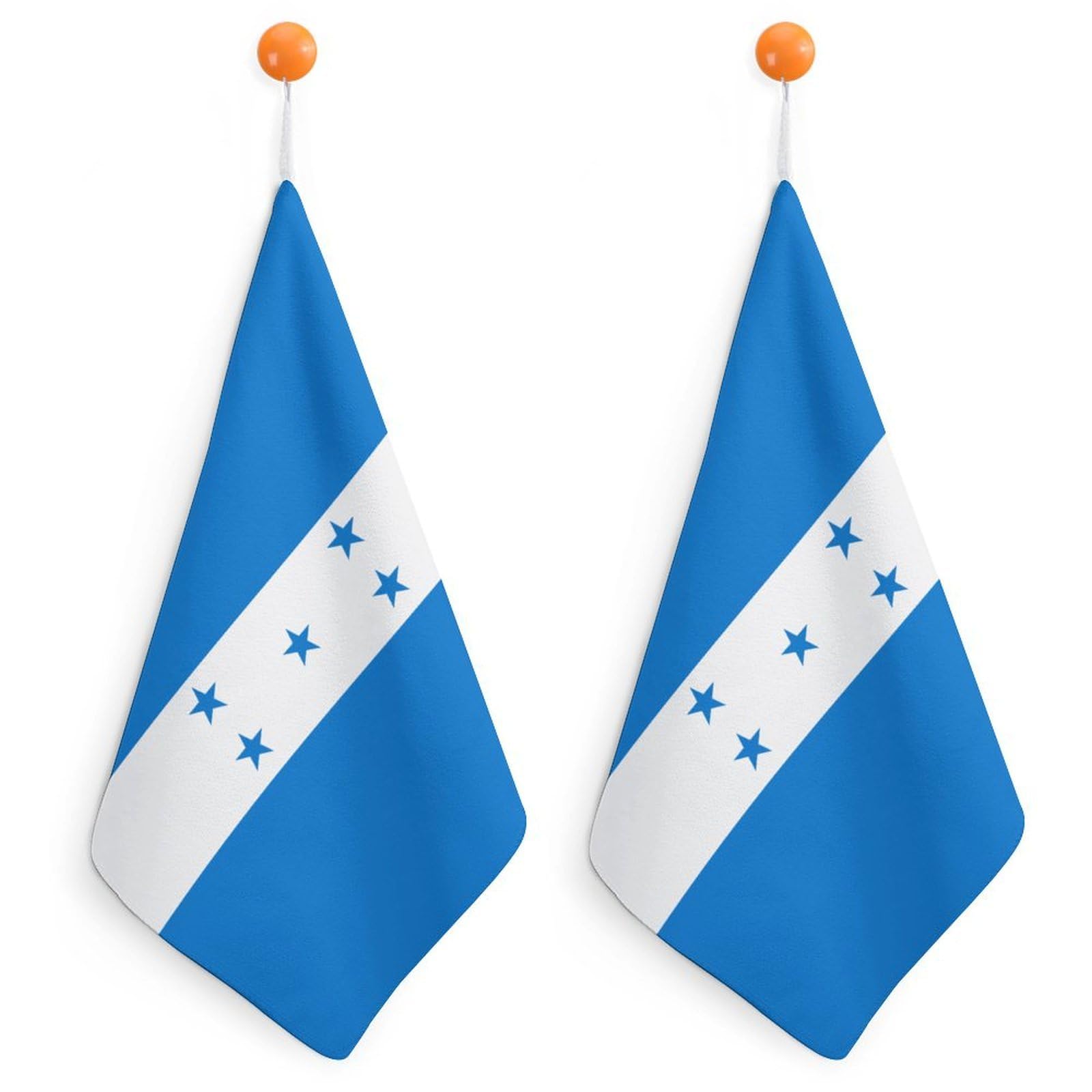 CGSBNGHA Honduras Flag Hand Towel Hanging Face Towels Cleaning Cloths Handkerchief for Bathroom Kitchen