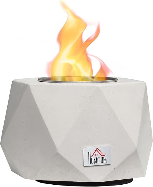 Tabletop Fire Pit, Indoor Fireplace 15cm Table Top Fire Pit Bowl