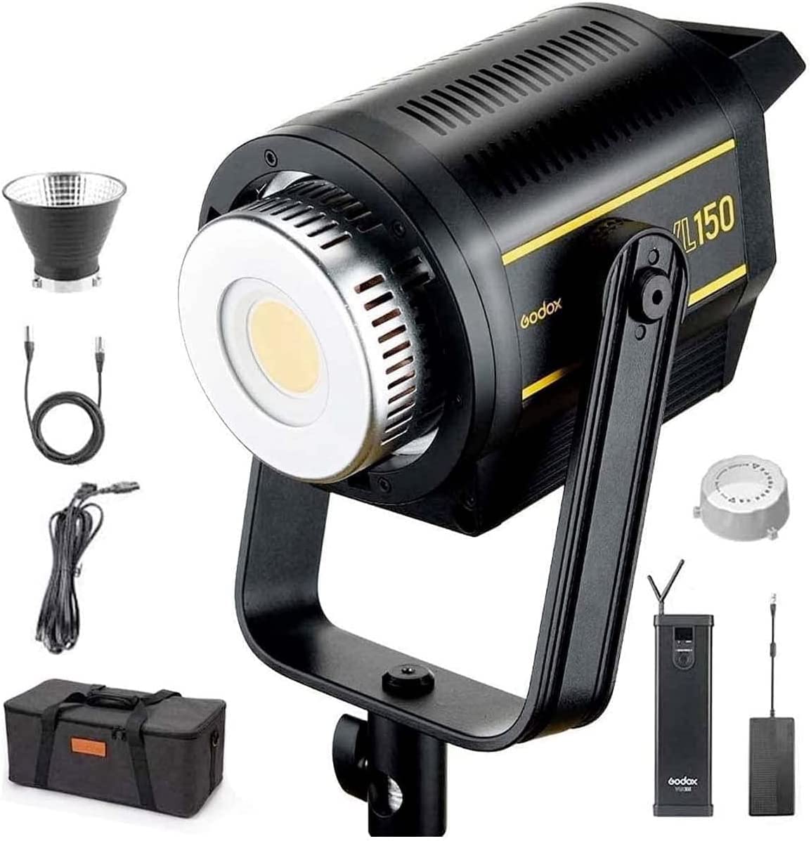 Amazon | GODOX VL150撮影ライト CRI96 TLCI95 明るさ0%~100%調整 色