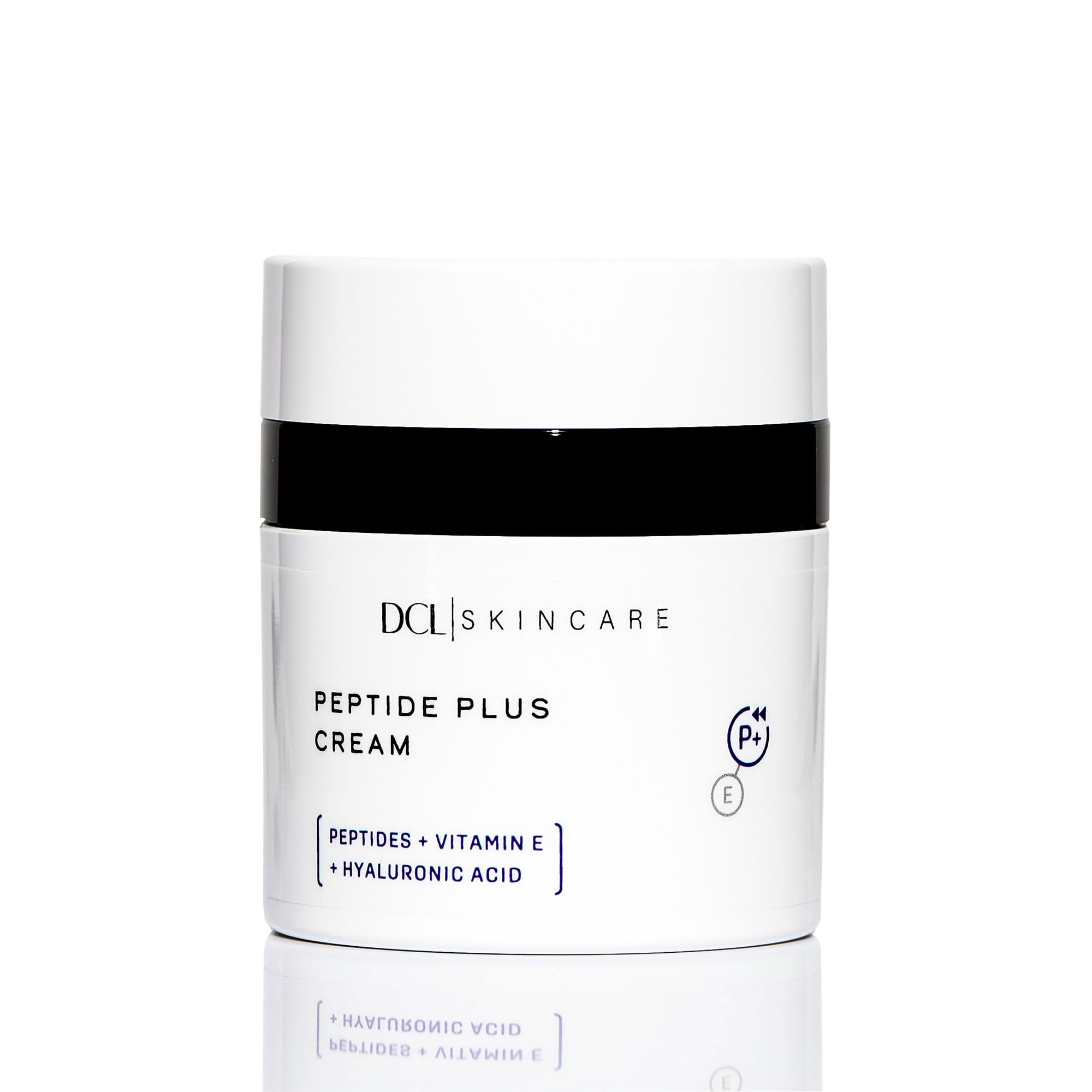 DCL Skincare Peptide Plus Cream with 7 Peptides for Hydration & Skin Barrier Support, 1.7 fl oz