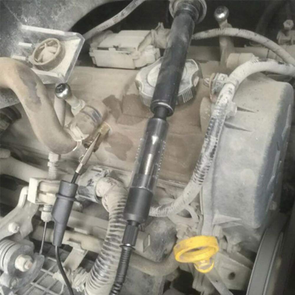 QOTSTEOS Tester di Accensione per Auto, Moto, Tosaerba - Strumento di Riparazione per Candele e Bobine (Nero)