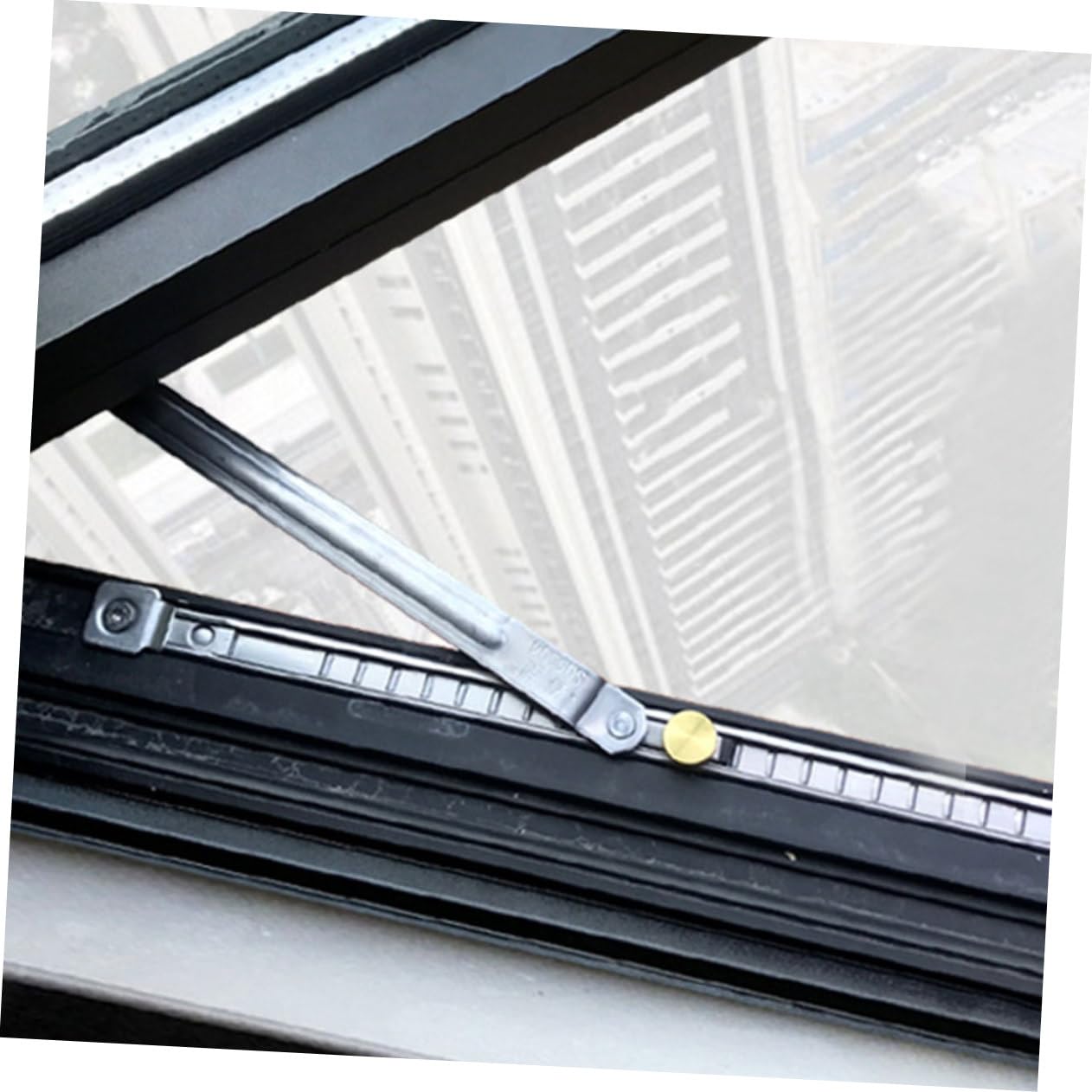 Uonlytech 5stücke Schiebefenster-sicherheitsstange Verstellbare Windstütze Bohrfreie Installation Für Aluminiumfenster Und Türen Flexibel Einsetzbar Langlebig Und Stabil Verstellbar