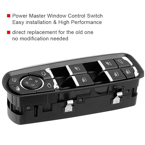 Miniatura 2 de Fydun Interruptor de control de ventana Power Master para Cayenne 2011-2016Panamera 2011-2016 7PP-959-858-M-DML 7PP-959-858-Q-DML 958-613-156-20-DML
