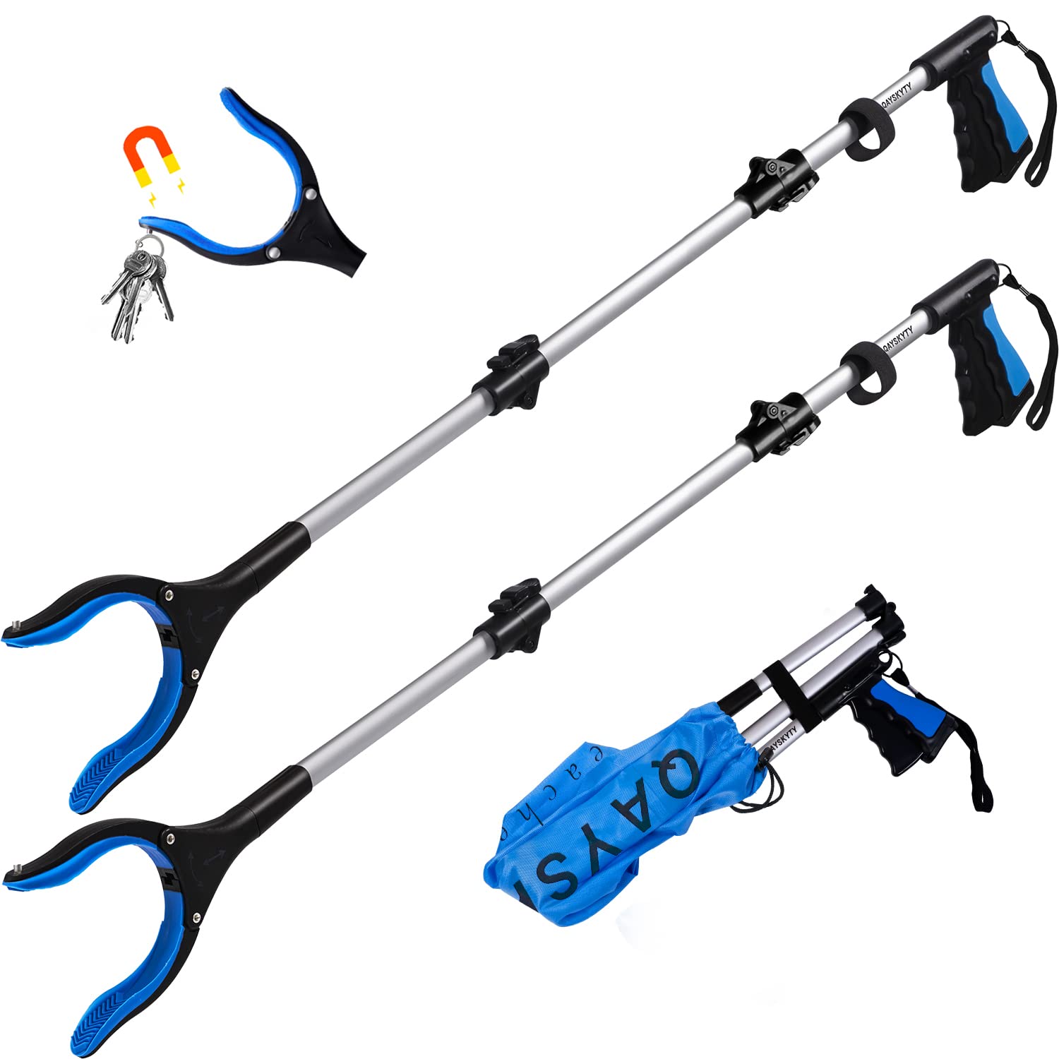 Buy QAYSKYTY 2Pack 43 Inch Grabber Tool, Extra Long Grabbers for