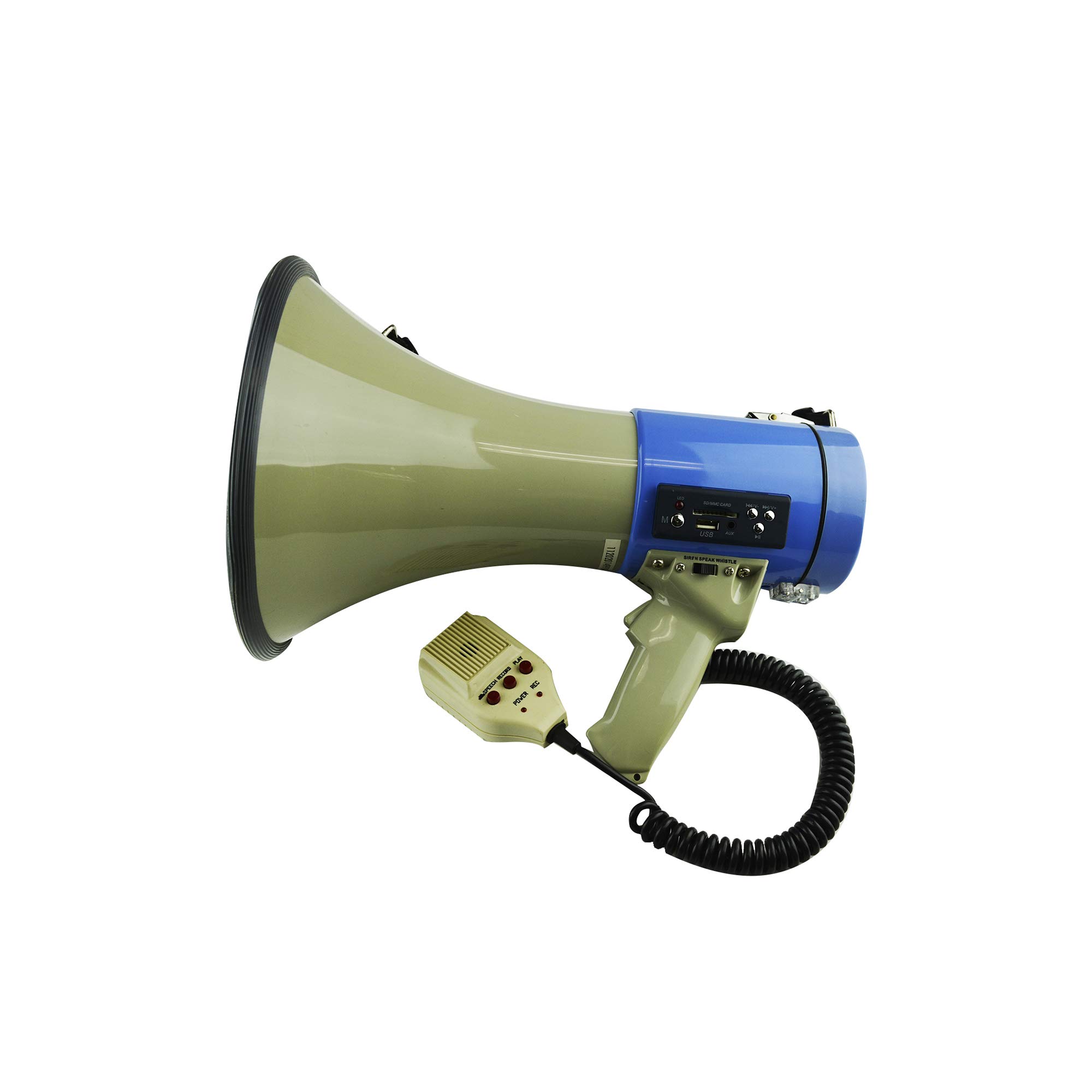 Buy Nippon America ER991 Rechargeable Megaphone Bullhorn Speaker with