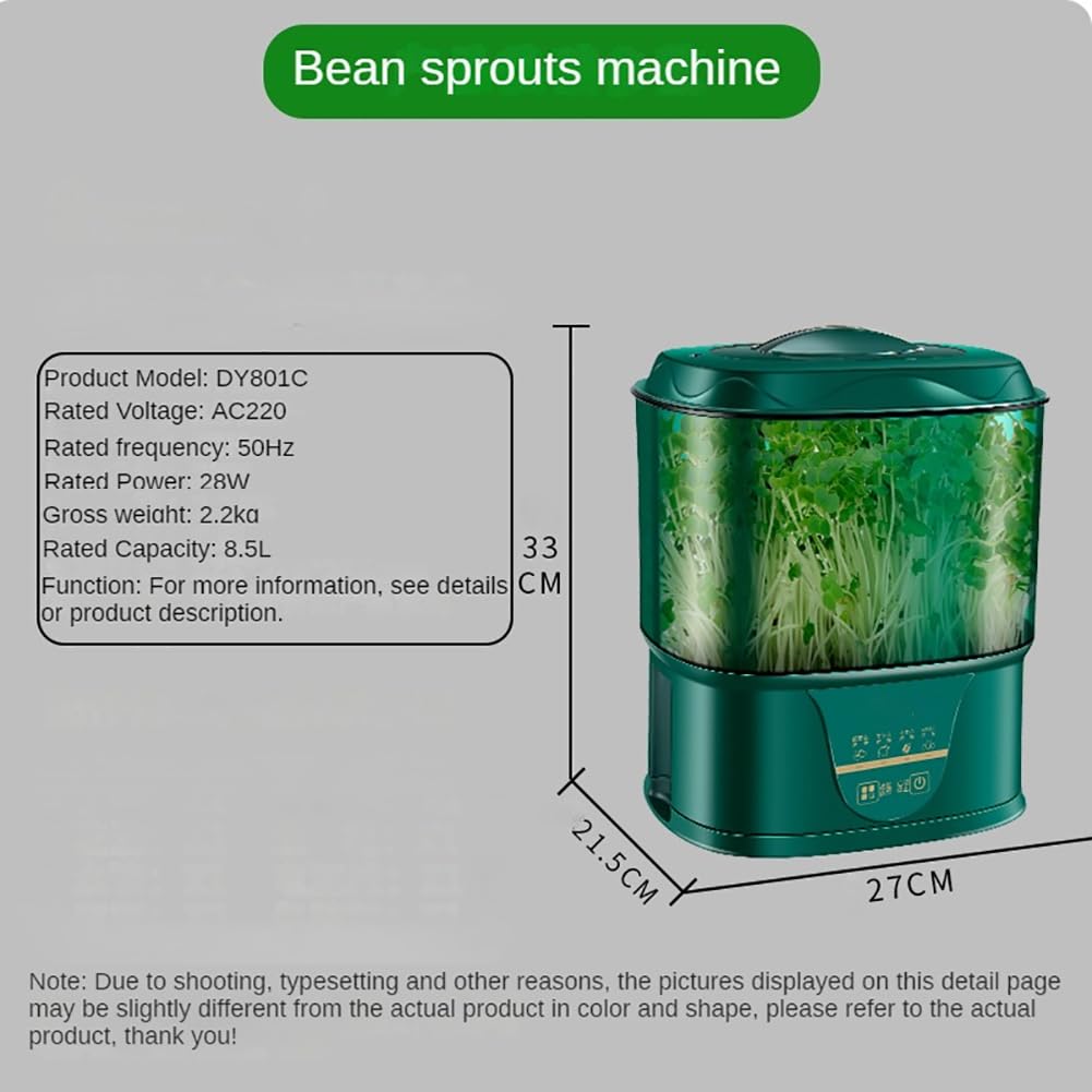 Germogliatore Automatico Per Fagioli 3 Livelli | Con Irrigazione Auto, Per Casa, Grande Capacità - Foto 10