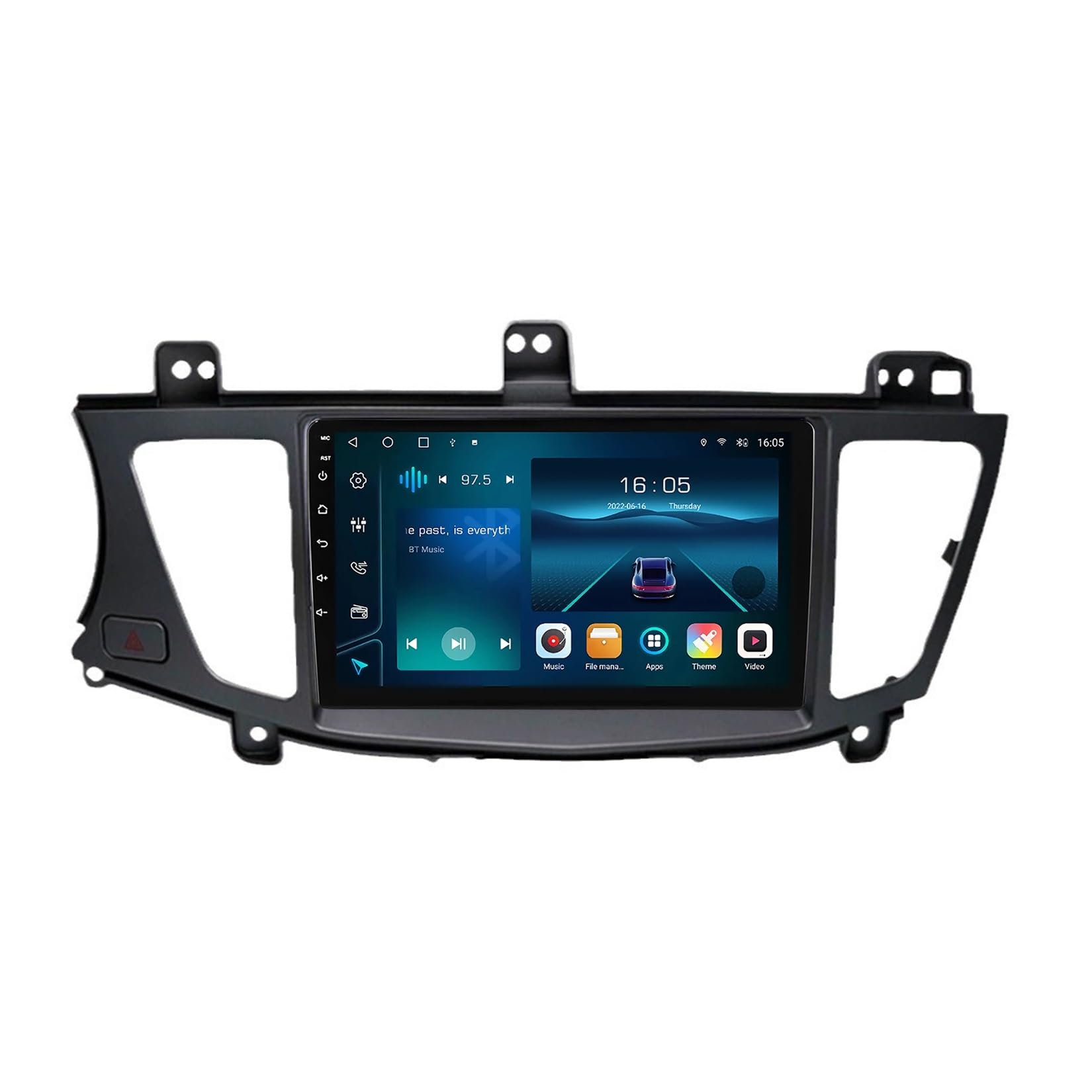 Autoradio Kia Cadenza K7 résolvant vos soucis de stationnement grâce à sa caméra de recul 9"