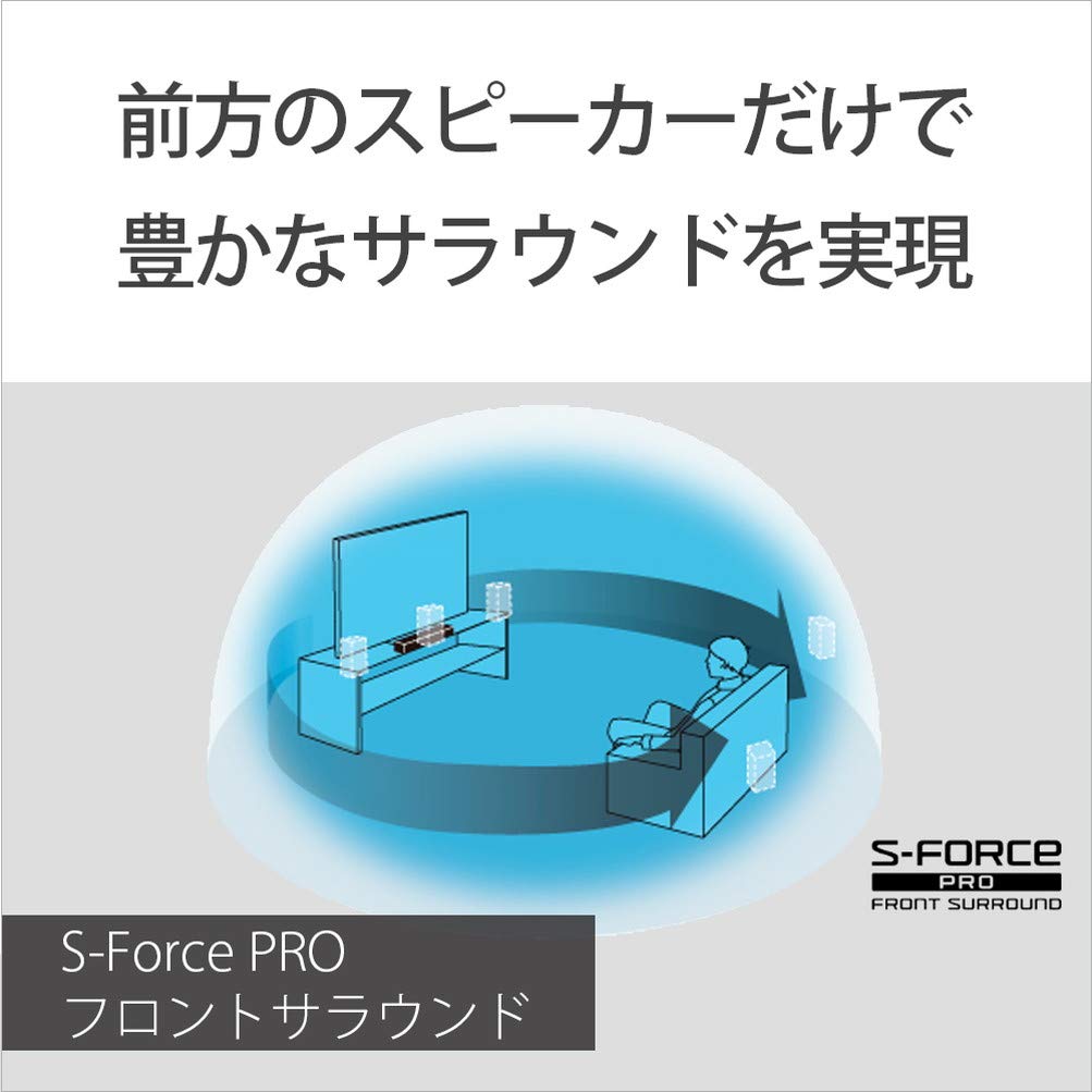 Amazon.co.jp: ソニー コンパクトサウンドバー HT-S200F B ブラック