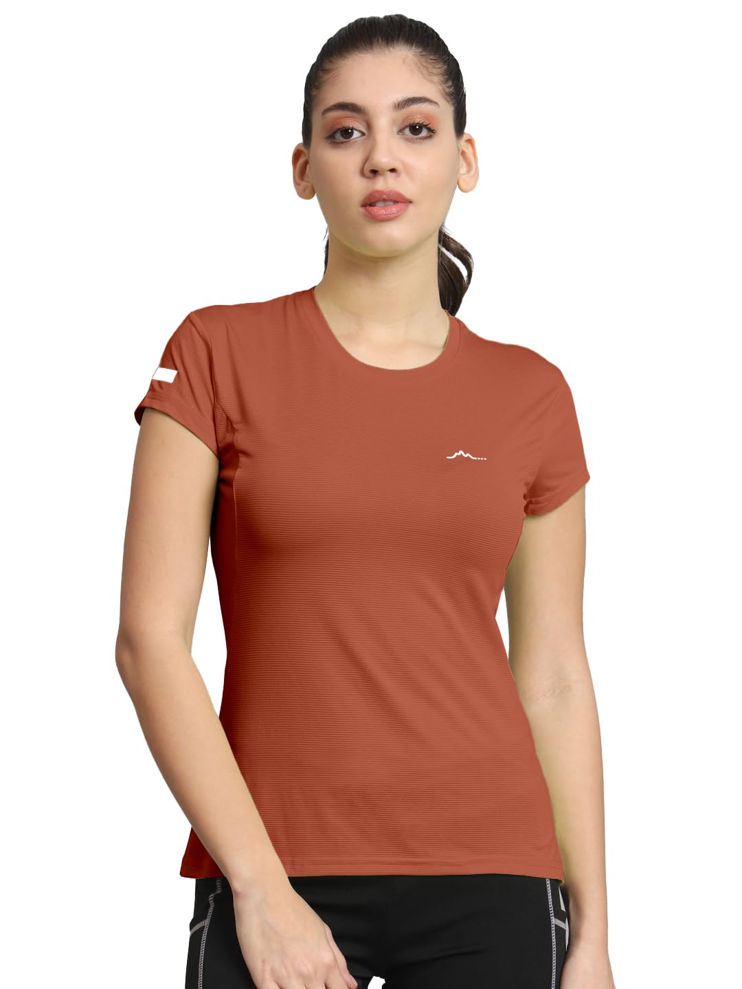 Women's Gym, Running, Workout, Hiking Ultralight, Breathable, Quick Dry Active Slim Fit Performance Half Sleeve Athletic T-Shirt-image-18