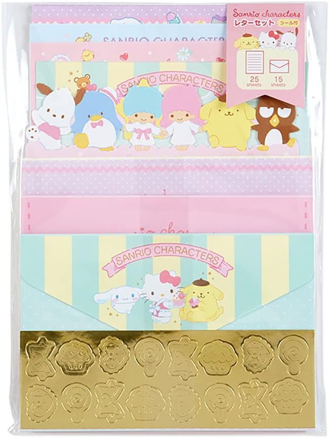 Sanrio 589403 Sanrio Characters Letter Set