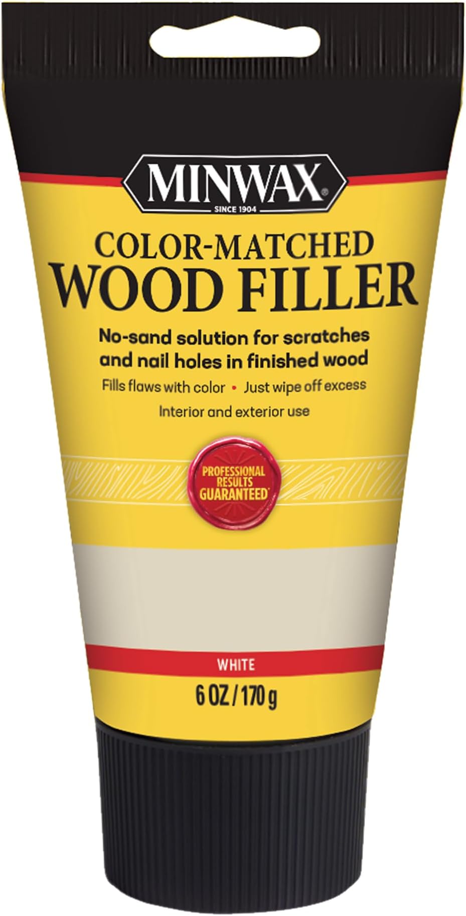 Minwax 448540000 Color-Matched Filler Wood Putty, White