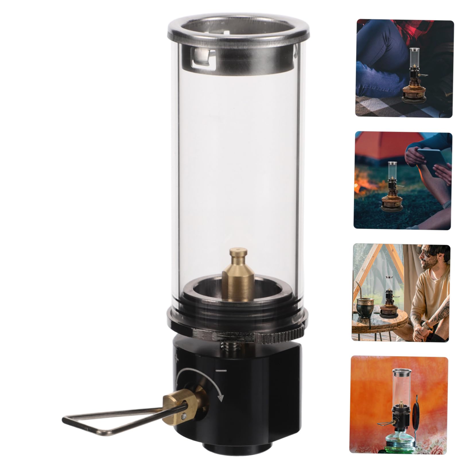 BESPORTBLE Lanterna Cherosene Portatile Lampada Illuminazione Per Esterni Gas e Propano Compatibile Design Robusto e