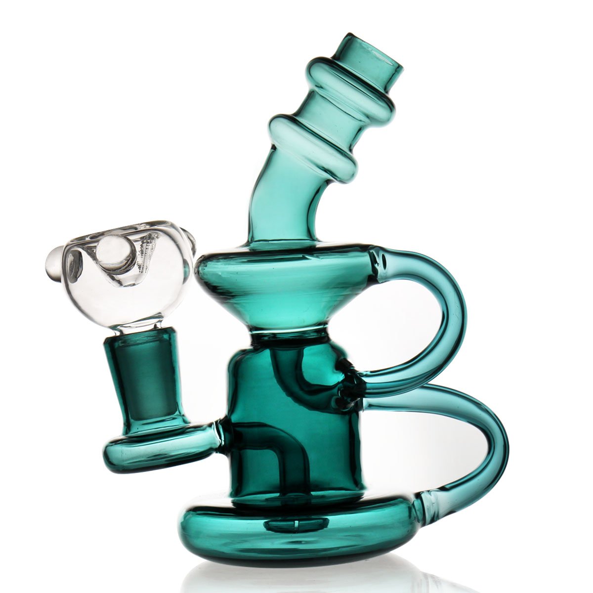 Glass Bong 14.4 mm - Mini Bong with Super Thick Glass and Variety of Filter Methods