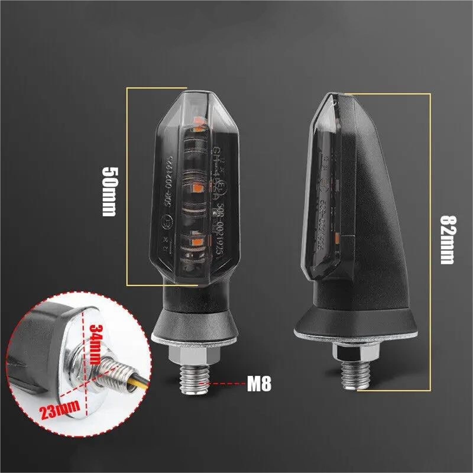 Indicatore Luce Indicatori Di Direzione A LED Per Moto Per Per CBR500R Per CBR650F Per CB500X, CRF250L, MSX125 Frecce E Ricambi Componenti Indicatori Direzione Frecce Moto