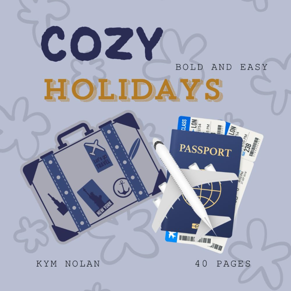 Cozy Holidays: Bold And Easy (Cozy Colouring)