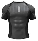 Men's 3D Graphic Compression Fitness Shirt Sports Wicking T-Shirt Crew Neck Short Sleeve Athletic Tank Tops