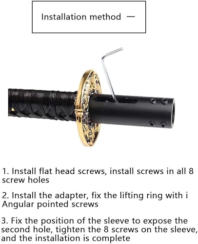 Miniatura 5 de Katana - Pomo de palanca de cambios automática para bloqueo y botón de transmisión automática, espada samurái, palanca de cambios individual color