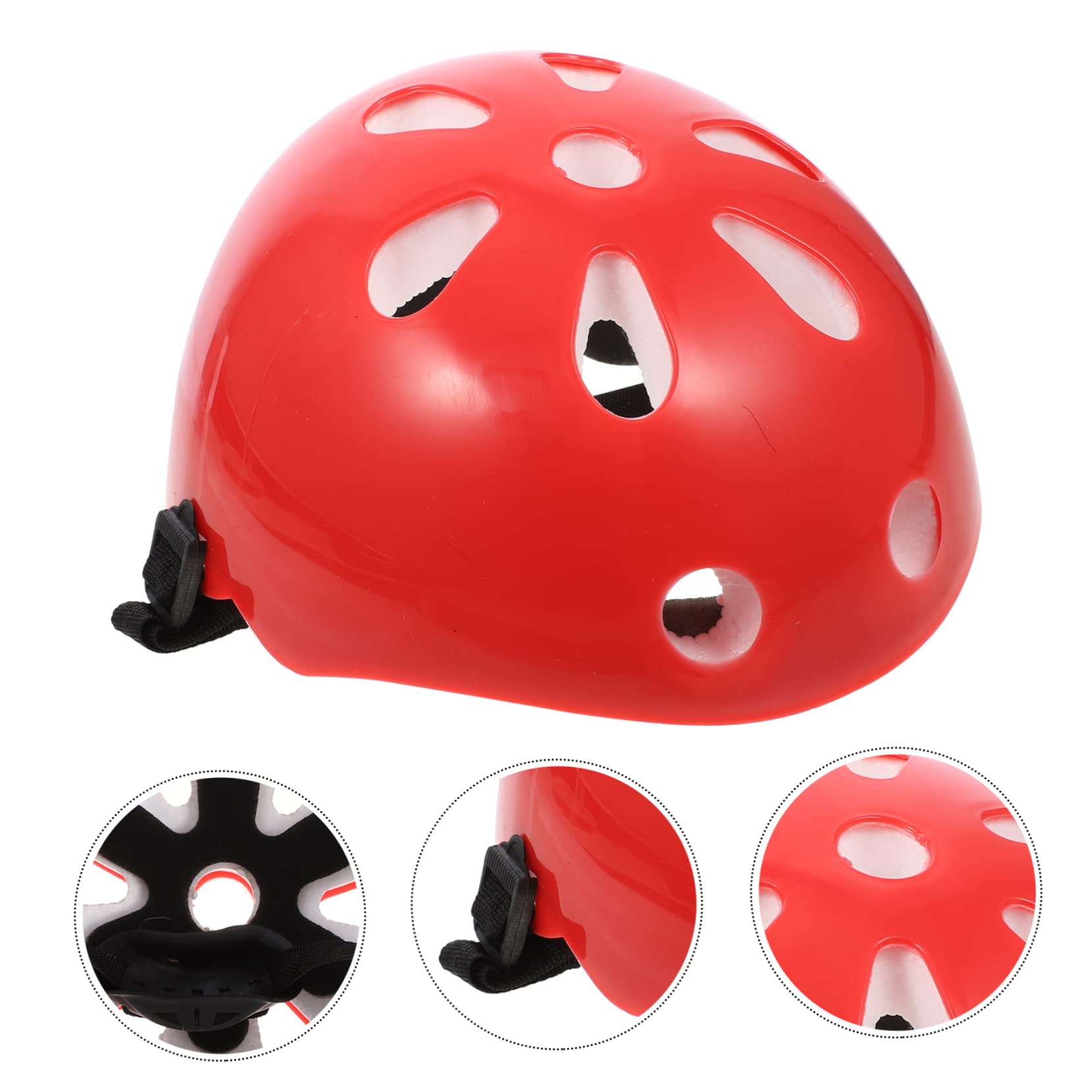 Toddmomy 2 Uds Casco Casco De Bicicleta Niño Casco Niños Bicicleta Casco Plástico Rojo Patinaje Cascos Equipo De Protección Casco De Bicicleta para Niños Cuatro Estaciones Equipo De