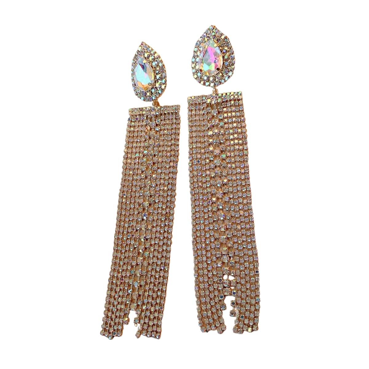 Gehney Joy of Jewels JE25-7-Drop Zircon Diamond Tassel Long Western Fashion & Stylish Earrings Jewellery for Women & Girls (B0CK5X8SG6) Amazon Price History, Amazon Price Tracker